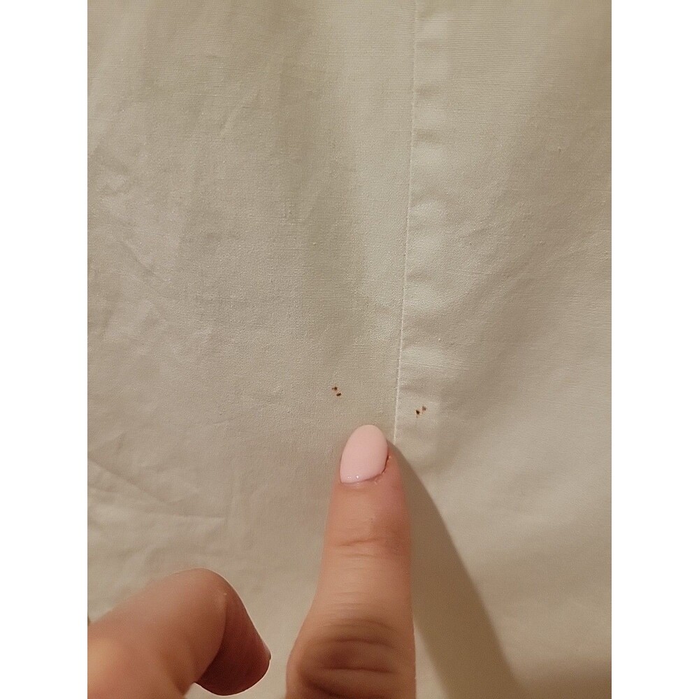 Ralph Lauren Purple Label Collection White Cotton French Cuff Shirt Womens 12 - Picture 8 of 13